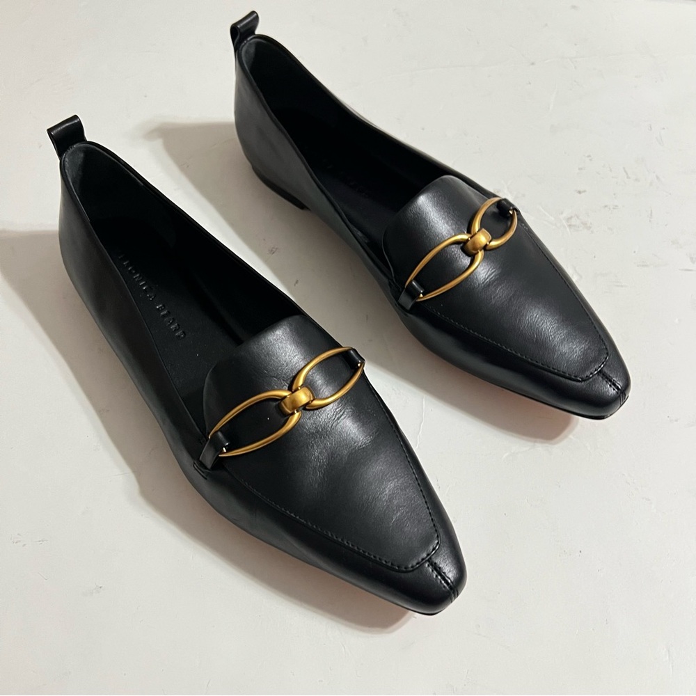 VERONICA BEARD Champlain Black Chain Flat - image 3